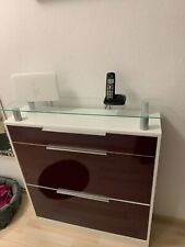 Schuhschrank hochglanz brombee gebraucht kaufen  Plettenberg