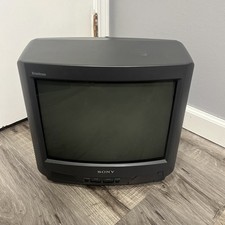 Sony KV-14R20/B Trinitron 14” Vintage Retro Gaming TV CRT Testada Sem Controle Remoto comprar usado  Enviando para Brazil