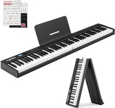 Ingbelle 88 teclas teclado de piano digital Bluetooth piano elétrico dobrável - PRETO comprar usado Ingbelle 88 teclas teclado de piano digital Bluetooth piano elétrico dobrável - PRETO comprar usado  Enviando para Brazil