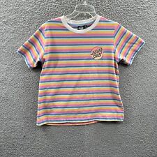 Usado, Blusa feminina Santa Cruz skate listrada rosa média arco-íris ponto gradiente elástico comprar usado  Enviando para Brazil