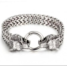 Armband edelstahl wikinger gebraucht kaufen  Hamburg