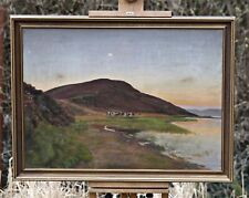 Gabriel Jensen (1862-1930) - Paisaje Con Agricultor Y Vacas Cerca Del Lago comprar usado  Enviando para Brazil