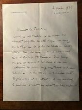 Lettre maréchal lyautey d'occasion  Toulouse-