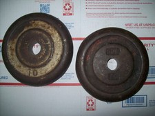Bur barbell 10s for sale  Abingdon