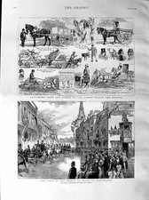Old antique print for sale  UK