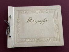 Álbum de fotos branco vintage álbum de recortes cordas amarradas páginas em branco preto comprar usado  Enviando para Brazil