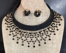 Black crystal bead for sale  Stockbridge