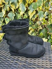 Ugg black genuine for sale  PETERBOROUGH