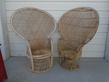 Pair wicker peacock for sale  Sarasota