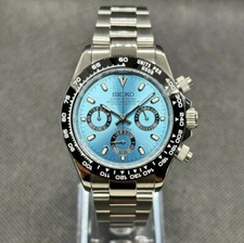 SEIKMOD Ice Blue Chrono Mod | Panda Dial | Sapphire | Quartz | 40mm comprar usado  Enviando para Brazil