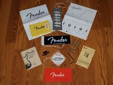 Fender Eric Johnson Stratocaster estojo kit de cuidados doces cartão de garantia peças de guitarra  comprar usado  Enviando para Brazil