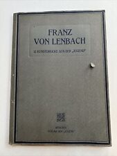 Franz lenbach kunstdrucke gebraucht kaufen  Raubling