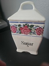 Vasilha de açúcar floral bávara para cozinha antiga  comprar usado  Enviando para Brazil