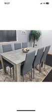 Grey dining table for sale  WARRINGTON