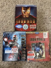 Iron Man Movie Lot 1, 2, 3 - Blu-ray, DVD, 3D Blu-ray - Marvel comprar usado  Enviando para Brazil