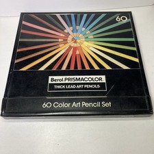 Antigo 1985 Berol Prismacolor conjunto de arte lápis de cor nº 960 caixa incompleta de 50 comprar usado  Enviando para Brazil