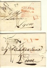 Lot lettres italie d'occasion  Faverges