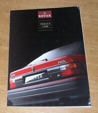 Rover brochure 1989 for sale  FAREHAM