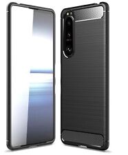 CARBON HÜLLE Für SONY XPERIA 5 II HANDY SCHUTZHÜLLE SLIM CASE SILIKON SCHWARZ comprar usado  Enviando para Brazil