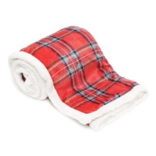 Plaid coperta sherpa usato  Gandino