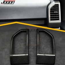 Console de carbono real painel tampa de saída de ventilação de ar para Ford F150 Raptor Platinum 15+ comprar usado  Enviando para Brazil