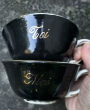 Déjeuner porcelaine noire d'occasion  Bordeaux-