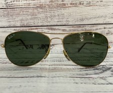Óculos de sol Ray-Ban Cockpit aviador polarizado dourado masculino RB3362 comprar usado  Enviando para Brazil