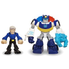 Playskool Heroes Transformers Rescue Bots CHASE Police-Bot & Chief CHARLIE BURNS comprar usado  Enviando para Brazil