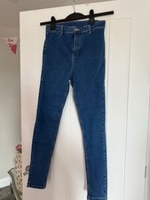 Topshop joni jeans for sale  STOWMARKET