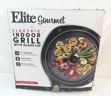 Grelha elétrica interna Black Elite Gourmet EMG-980B 14 polegadas com tampa de vidro - Nova na caixa comprar usado  Enviando para Brazil