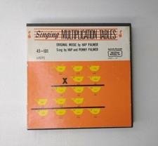 Vintage 1971 Singing Multiplication Tables 5 Record Set By Hap Palmer comprar usado  Enviando para Brazil