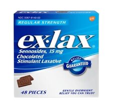 Ex-Lax Chocolated 48 peças estimulante laxante força regular comprar usado  Enviando para Brazil