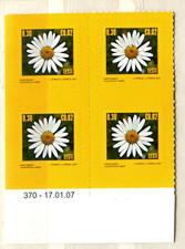 EST_370- 2007 Estônia olho de boi flores margarida BLOCO FLORA MNH comprar usado  Enviando para Brazil