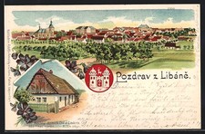 Litografia Liban, Rodny domek Dor. J. Emlera 1901  na sprzedaż  Wysyłka do Poland
