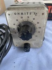 Ohmite variable transformer for sale  Saint Petersburg