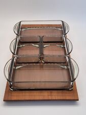 Serviertablet rauchglas glassc gebraucht kaufen  Reinbek