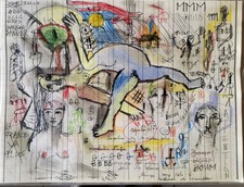 Peinture originale 32x24 d'occasion  Bonnieux
