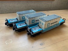 LEGO City Eisenbahn 10219 - Maersk Schwergut-Waggon mit Container, RARiTÄT na sprzedaż  PL
