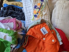 Amostrador de fraldas! Capas flip BumGenius, fraldas de bolso tamanho único, muitas inserções+ comprar usado  Enviando para Brazil