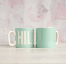 Caneca Fun Chill Coffee Tea novidade stoner presente 420, pote vidro fumante água e branco comprar usado  Enviando para Brazil