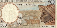Billet afrique centrale d'occasion  Sète
