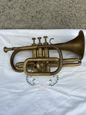 Cornetta ottone vintage usato  Villachiara
