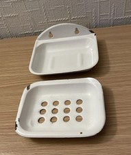 Vtg enamel 2pc for sale  EASTBOURNE