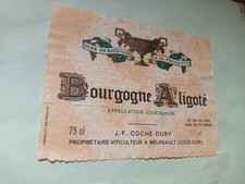 Etiquette bourgogne aligote d'occasion  Vendays-Montalivet