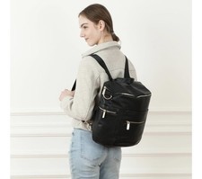 Mochila preta grande Miss Fong bolsa de fraldas com alças conversíveis comprar usado  Enviando para Brazil
