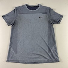 Camiseta Under Armour masculina grande cinza ajuste solto equipamento térmico manga curta ventilada comprar usado  Enviando para Brazil
