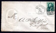 EUA 1880 PUBLICIDADE ELIAS HOWE INVENTOR DA MÁQUINA DE COSTURA HOWE BOSTON MASS. comprar usado  Enviando para Brazil