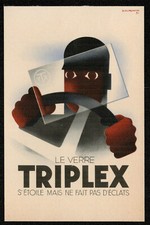 Cassandre. verre triplex. d'occasion  Sarlat-la-Canéda