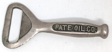 Raro Abridor de Garrafa Pesado Vintage Pate Oil Company Publicidade Tom Prata Metal comprar usado  Enviando para Brazil