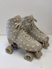 Patins Larroudé x C7 usados ráfia e Flower Power patins quadriciclos tamanho 7 comprar usado  Enviando para Brazil